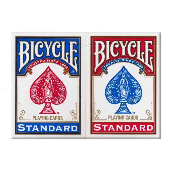 Bicycle Standard Index Playing Cards 2-Pack Red & Blue