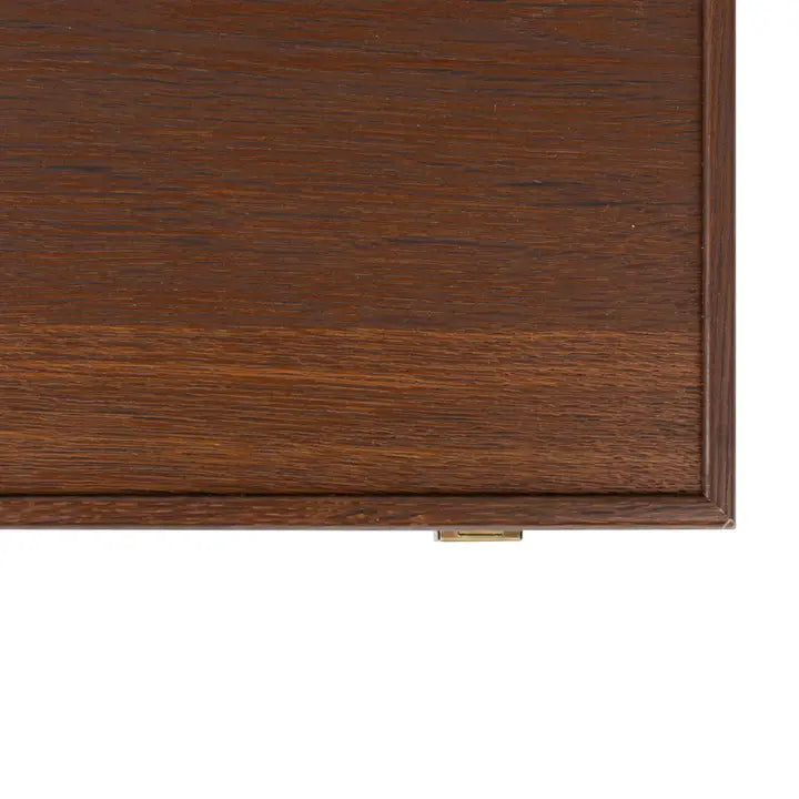 Manopoulos Luxury Poker Set in Dark Walnut Wooden Case