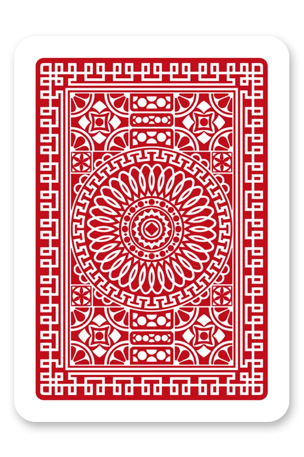 Texas Poker Club 2 Jumbo Index Red Playing Cards