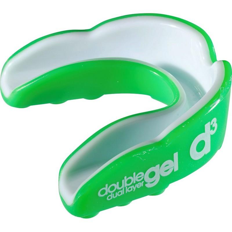 d3 Adult Double Gel Mouthguard Green White