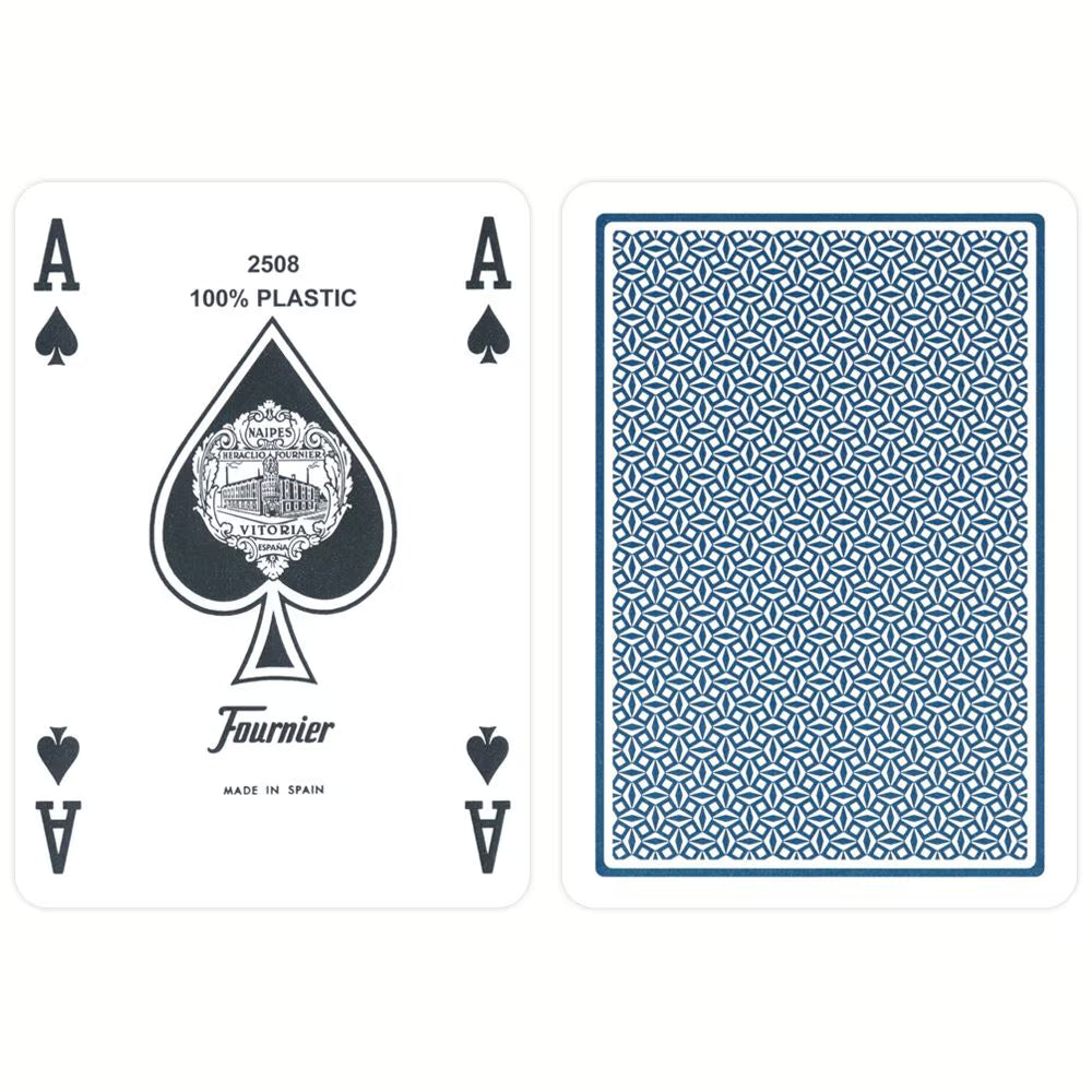 Fournier Plastic Poker Cards Standard Blue