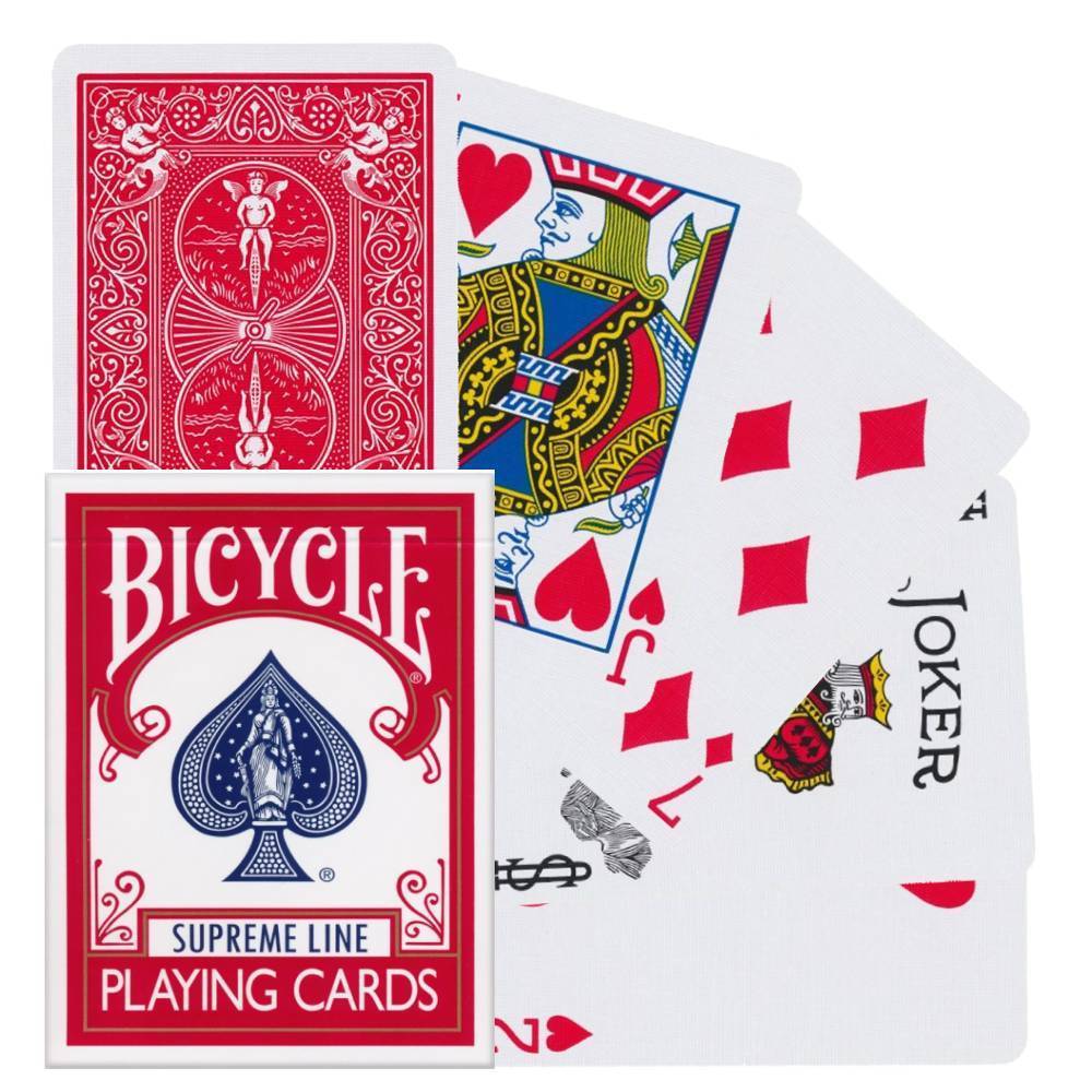 Bicycle Supreme Line Playing Cards Red