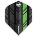 Winmau Rhino Standard Dart Flights Black Green x 10