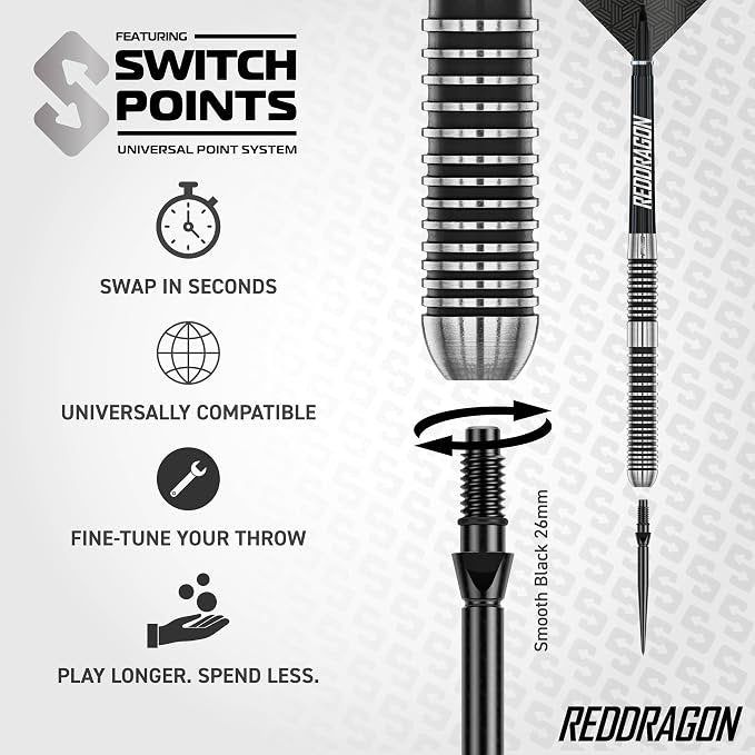 Red Dragon Pegasus Switch Point Darts