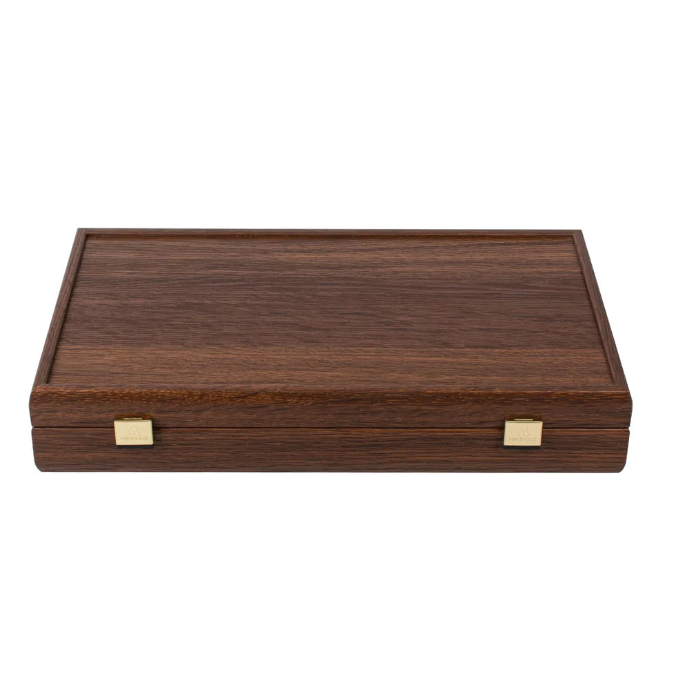 Manopoulos Luxury Poker Set in Dark Walnut Wooden Replica Case