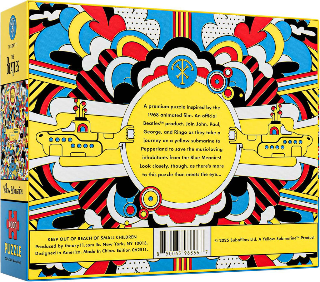The Beatles Yellow Submarine Jigsaw Puzzle 1000 pcs. Theory11